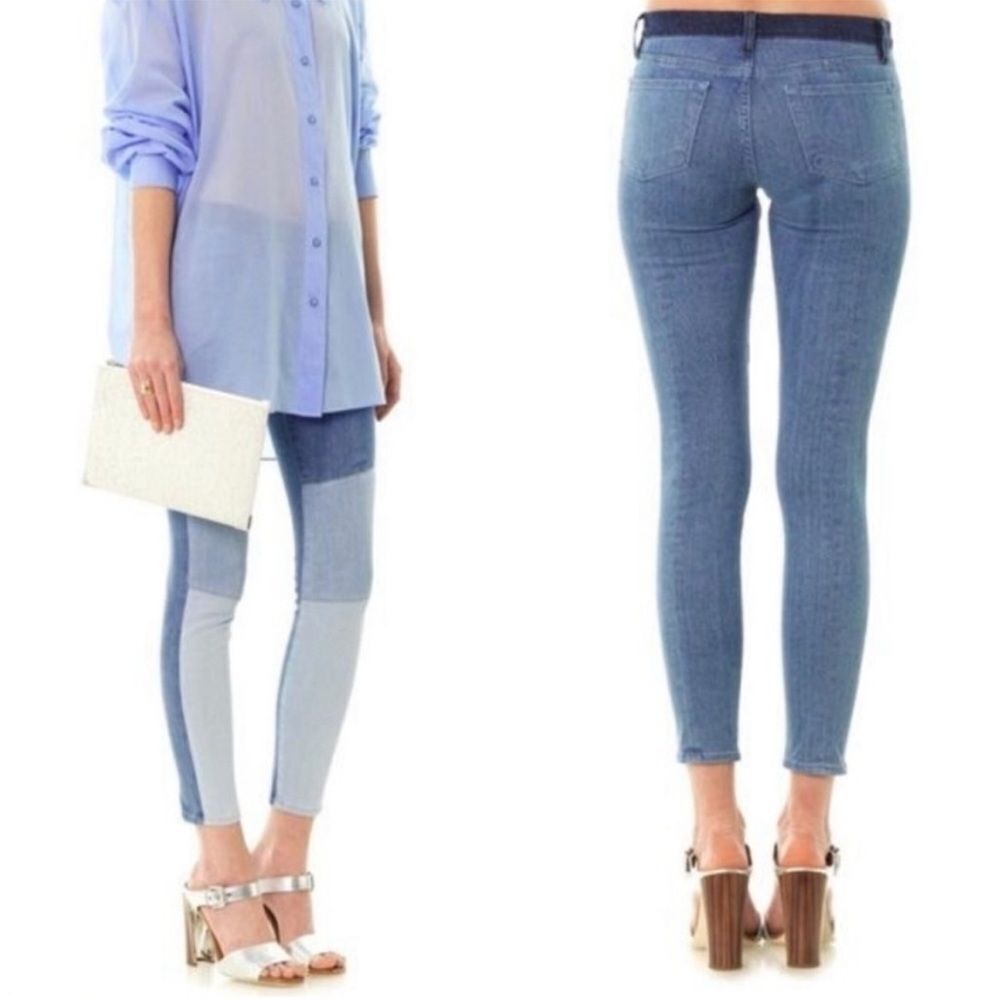 Frame colorblock le skinny de Jeanne jeans 28